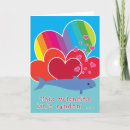 Recherche de coeur dauphin vœux cartes Mignon