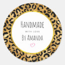 Recherche de léopard noir autocollants Empreinte de léopard