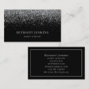 Recherche de argent noir cartes visite Planificateur d'événements