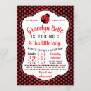 Recherche de ladybugs anniversaire invitations Fête d'anniversaire