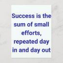 Recherche de succès cartes postales Motivation