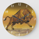 Recherche de bison horloges Animal