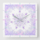 Recherche de flocon de neige horloges Élégant