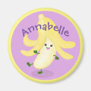 Recherche de bananes jaunes magnets Illustration