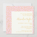 Recherche de glam graduation invitations Or rose