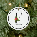 Recherche de lettre f ornements Noël