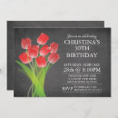Recherche de de tulipe anniversaire invitations Floral