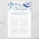 Recherche de baby shower table games Garçon