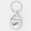 Zoek naar oneindigheid sleutelhangers Blauw