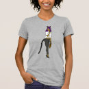 Recherche de la violette de dame tshirts Chat