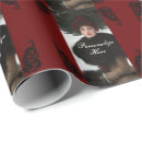 Recherche de scène neige papier cadeau Rouge