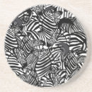 Recherche de zèbre noir et blanc dessous de verres Afrique