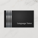 Recherche de langues étrangères cartes visite Étranger