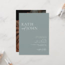 Recherche de minimaliste mariage invitations Chic