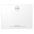 Recherche de votre propre logo entreprise bloc notes Moderne