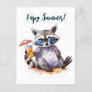Recherche de ratons laveurs cartes postales Vacances