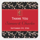 Recherche de amour kanji autocollants Rouge