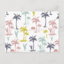 Recherche de motif pastel cartes postales Tropical