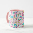 Recherche de motif enfants tasses Arc en ciel