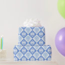 Recherche de damassé cadeau emballages Bleu
