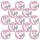 Recherche de rose et gris autocollants Pour enfants