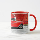 Recherche de voiture rouge tasses Rétro