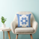 Zoek naar bloemen blauw kussens Aangepast