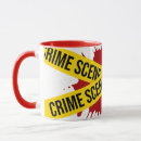 Recherche de sang tasses Crime