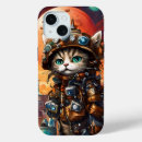 Recherche de de chat de steampunk iphone coques Chaton