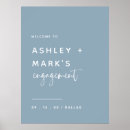Recherche de bleu chic posters Simple