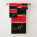 Recherche de rayure noire et rouge Moderne