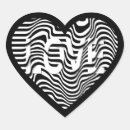 Recherche de illusion optique autocollants Coeur