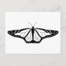 Recherche de papillon noir et blanc cartes postales Pour tous