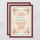 Recherche de bollywood mariage invitations Floral