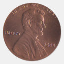 Recherche de penny autocollants Argent