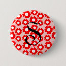 Recherche de marguerite rose badges Rouge