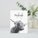 Recherche de animal noir et blanc cartes postales Bétail