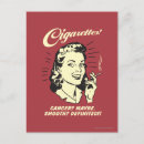 Recherche de fumée de cigarette cartes postales Rétro