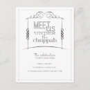 Zoek naar chuppah uitnodigingen Huwelijksuitnodiging