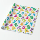 Recherche de monstres mignons papier cadeau Amusant