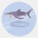 Zoek naar blauwe haai stickers Vis