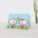 Recherche de naissance jumelle vœux cartes Fille