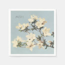 Zoek naar vintage servetten Bloem