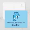 Zoek naar blauwe dolfijn briefkaarten Zee leven