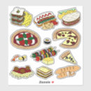 Recherche de pizza délicieuse autocollants Dîner