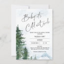Recherche de scène de neige invitations Hiver