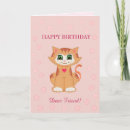 Recherche de kitty cat vœux cartes Mignon