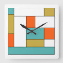 Recherche de bloc de couleur horloges Orange