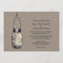Recherche de lucioles invitations Bride