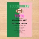 Recherche de sports gender reveal invitations Football